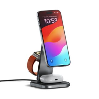 Satechi 3-in-1 taitettava Qi2-latausteline